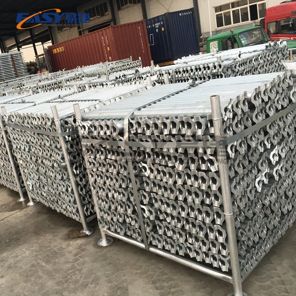 Proyectos de construcci&oacute;n pesada de andamio est&aacute;ndar Cuplock galvanizado