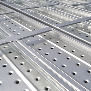 Construcción galvanizada de la plataforma de trabajo del tablón del metal del andamio
