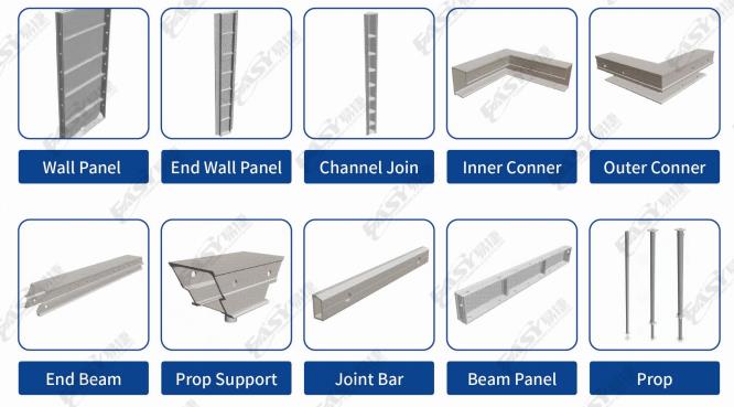 Flexibilidad y precisión de diseño con sistemas de encofrado de aluminio