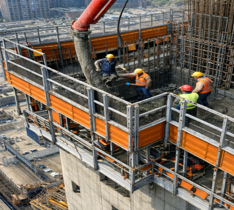 self climbing formwork encofrado autotrepante